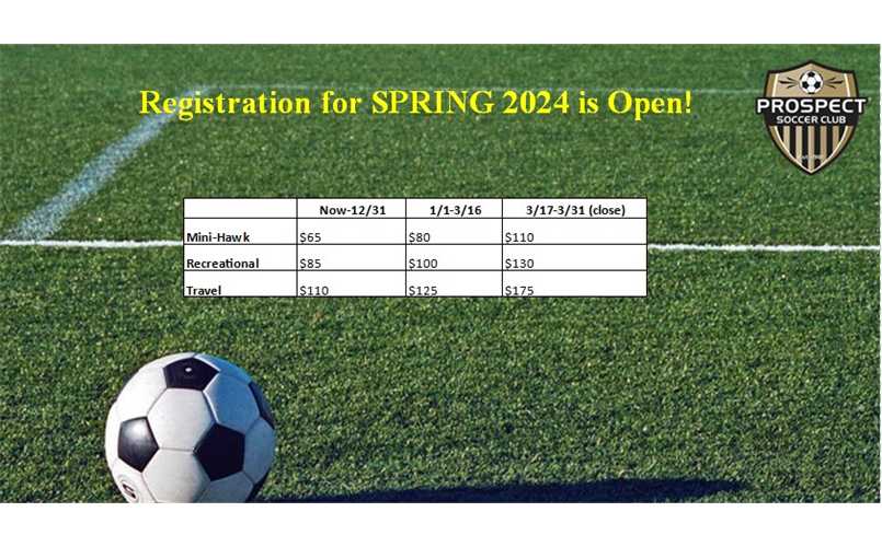 Spring Registration