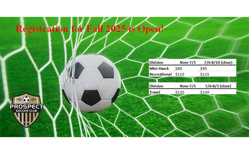 Fall Registration